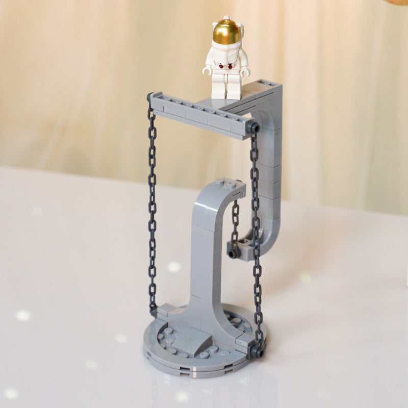 Building Block Bricks Sculpture Anti-Gravity Balance