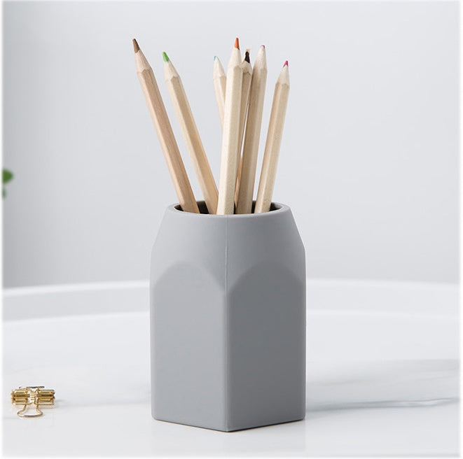 Simple Solid Silicone Pen/Pencil Holder