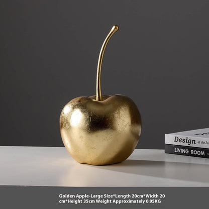 Resin Apple Decorations Living Room Home and Office Decorations